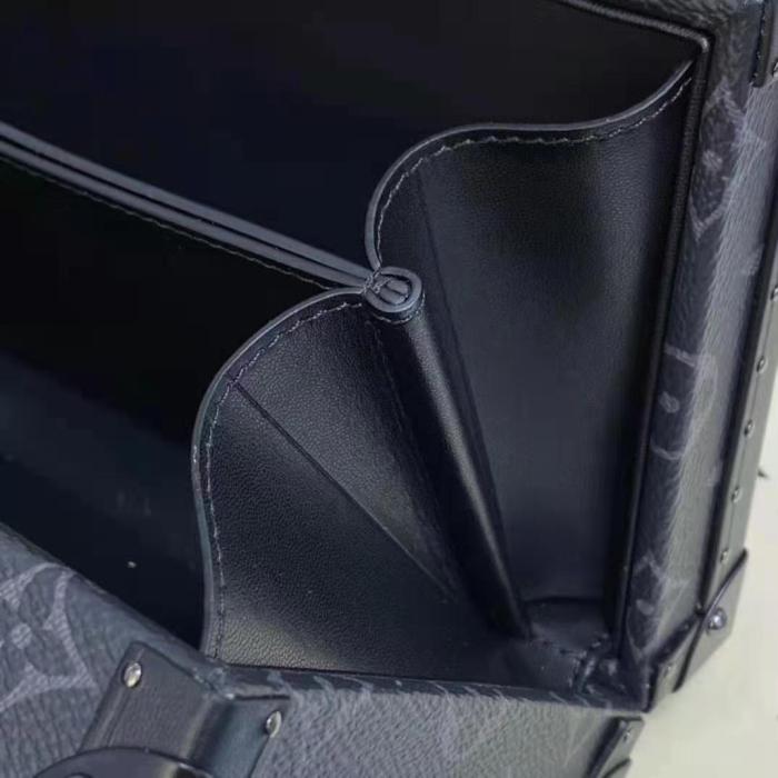 Louis Vuitton LV Unisex Wallet Trunk Grey Monogram Coated Canvas Cowhide Leather