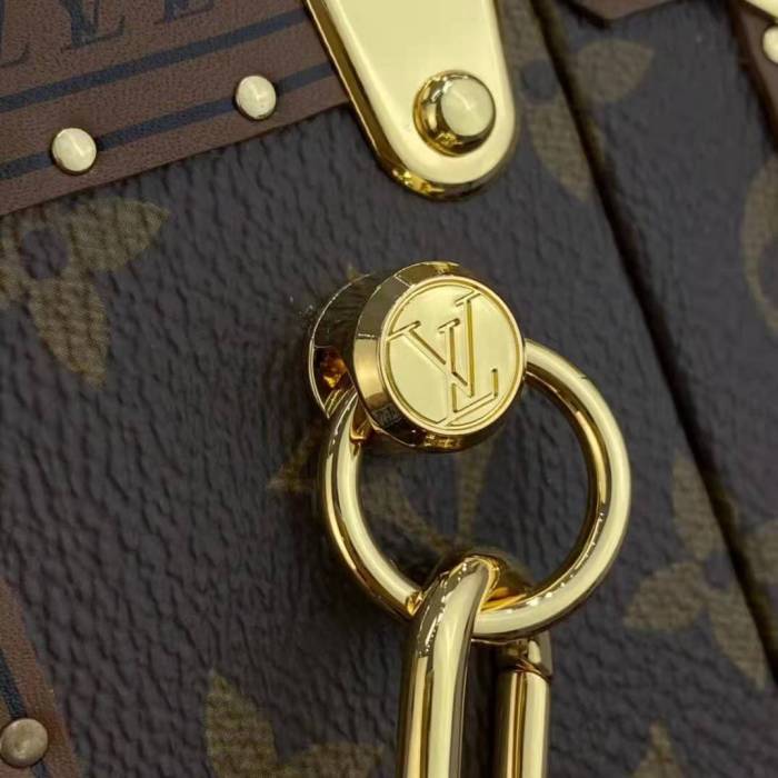 Louis Vuitton LV Unisex Valisette Trésor Monogram Coated Canvas