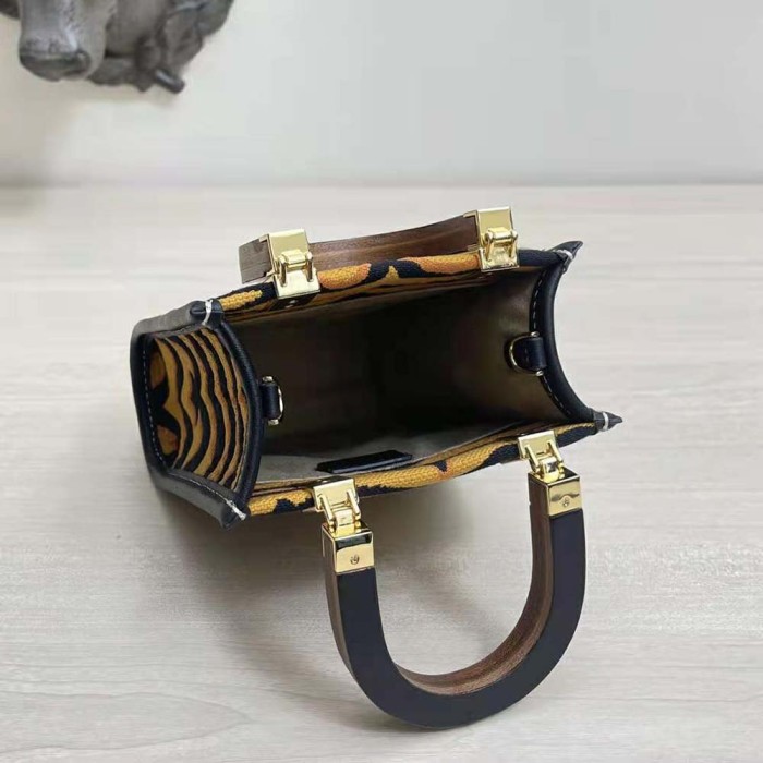 Fendi Women Mini Sunshine Shopper Mini-Bag From the Spring Festival Capsule Collection