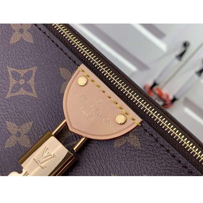 Louis Vuitton LV Unisex Pochette Tirette Monogram Coated Canvas M47123