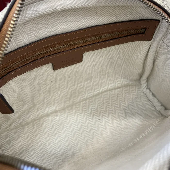 Gucci Unisex GG Emblem Small Crossbody Bag-Brown 821155FAED39786