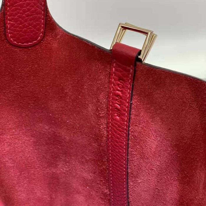 Hermes Women Picotin Lock 18cm in Cowhide leather-Red