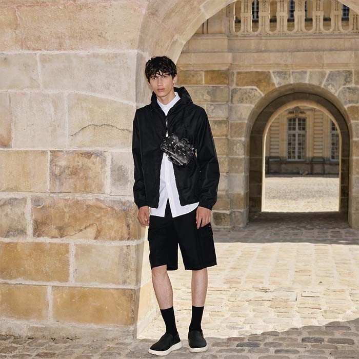 Louis Vuitton LV Unisex Nano Christopher Monogram Eclipse Coated Canvas Cowhide Leather