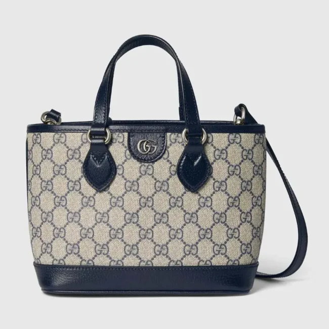 Gucci Women Ophidia Small Tote Bag-Navy 811716K9GSN4075