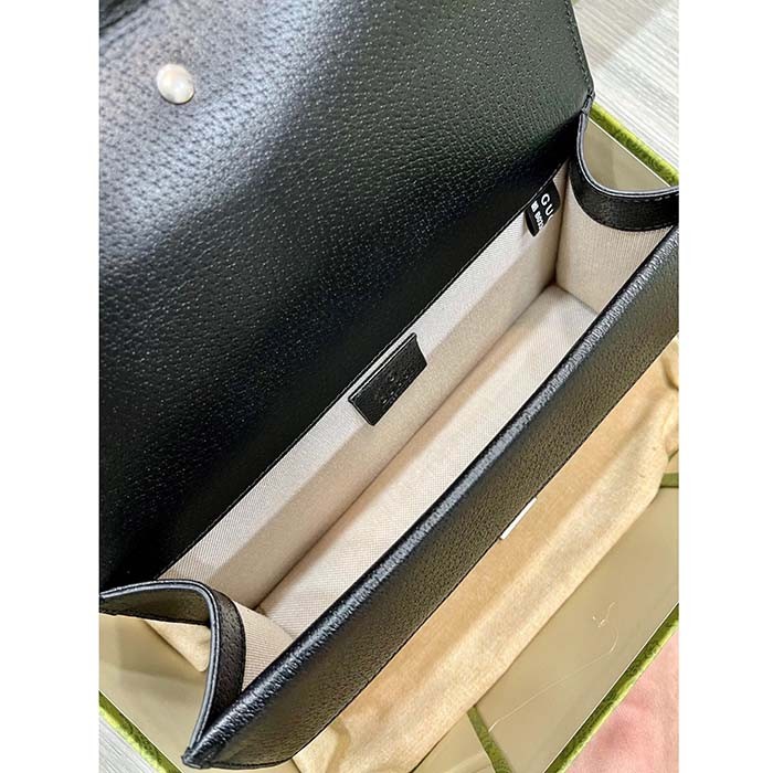 Gucci Women Dionysus GG Small Shoulder Bag Beige Blue Supreme Canvas