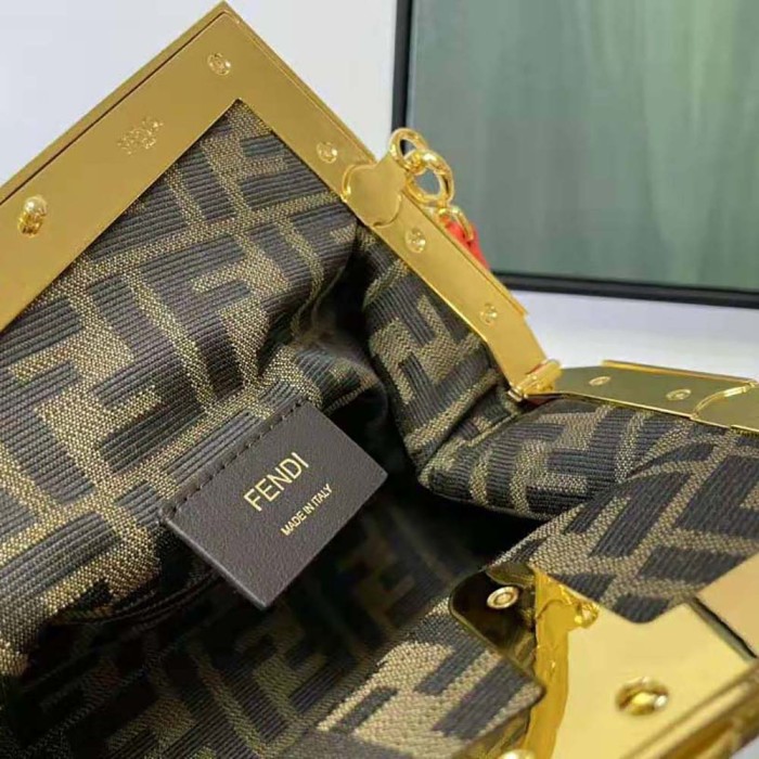 Fendi Women First Small Red Leather Bag