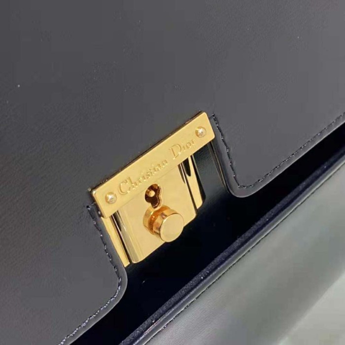 Dior Women Parisienne Bag Black Smooth Calfskin