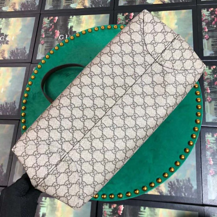 Gucci GG Women Ophidia GG Medium Tote-Brown