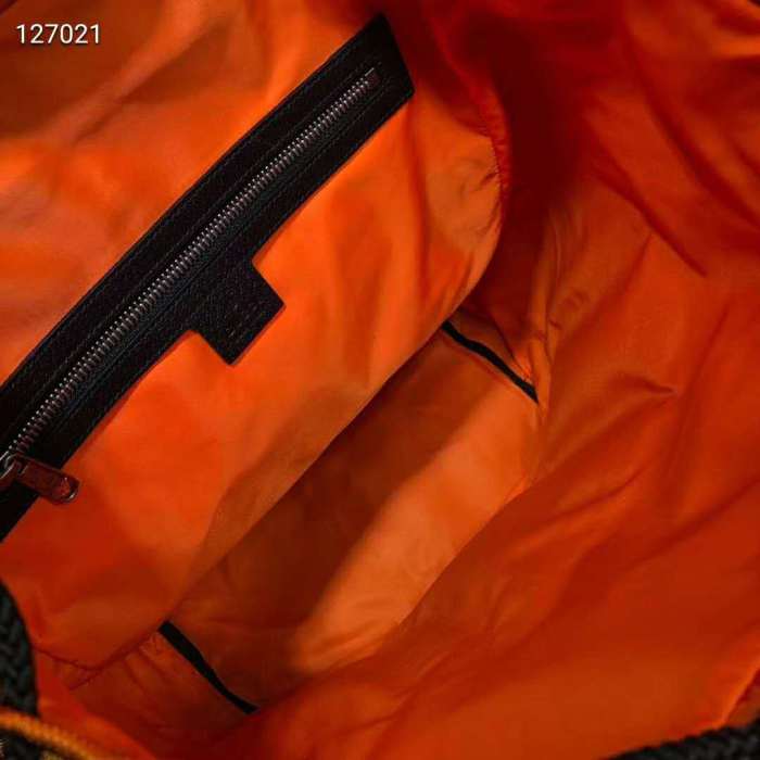 Gucci Unisex Gucci Off The Grid Backpack Orange GG Nylon
