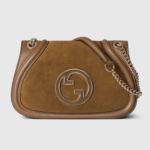 Gucci Women Blondie Small Top Handle Bag-Brown 815714AAEC22718