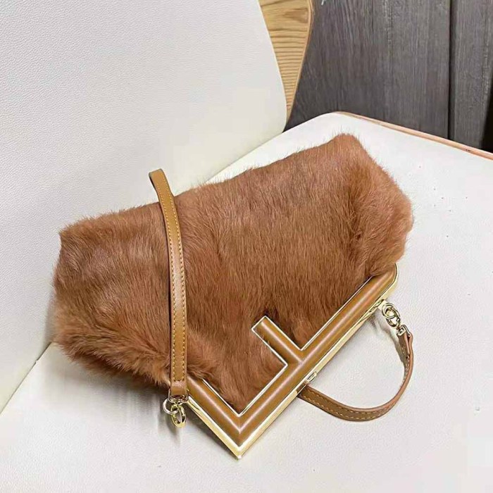 Fendi Women First Small Brown Mink Bag