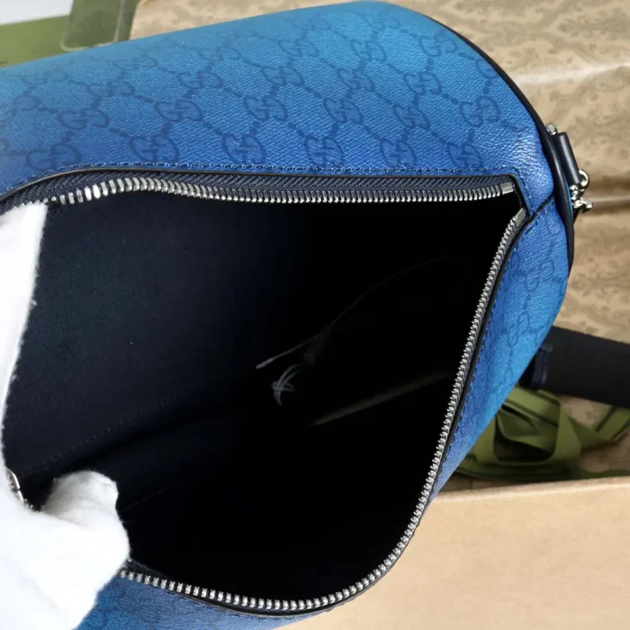 Gucci Unisex Chroma Small Cylinder Bag-Dark Blue 839325