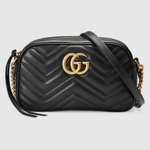Gucci GG Women GG Marmont Small Matelassé Shoulder Bag