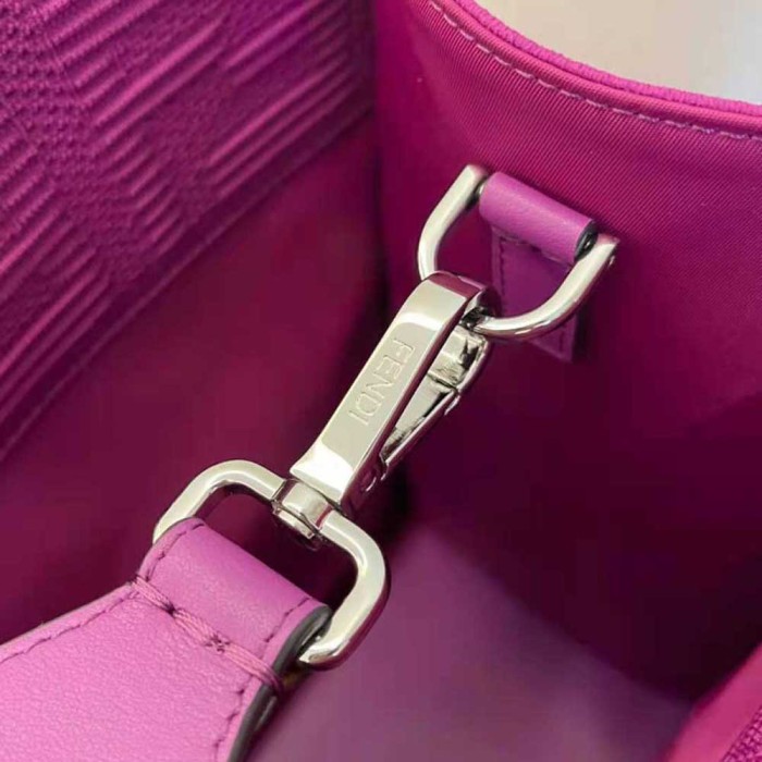 Fendi Women Sunshine Medium FF Fabric Shopper-Purple