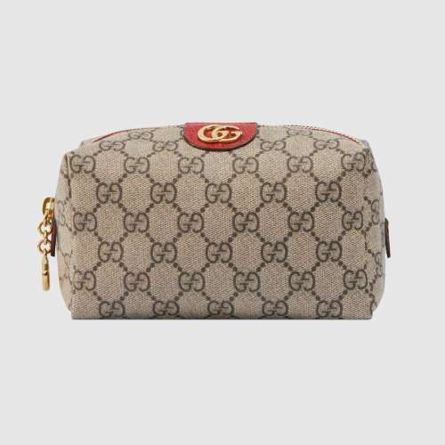 Gucci GG Unisex Ophidia GG Cosmetic Case in GG Supreme Canvas