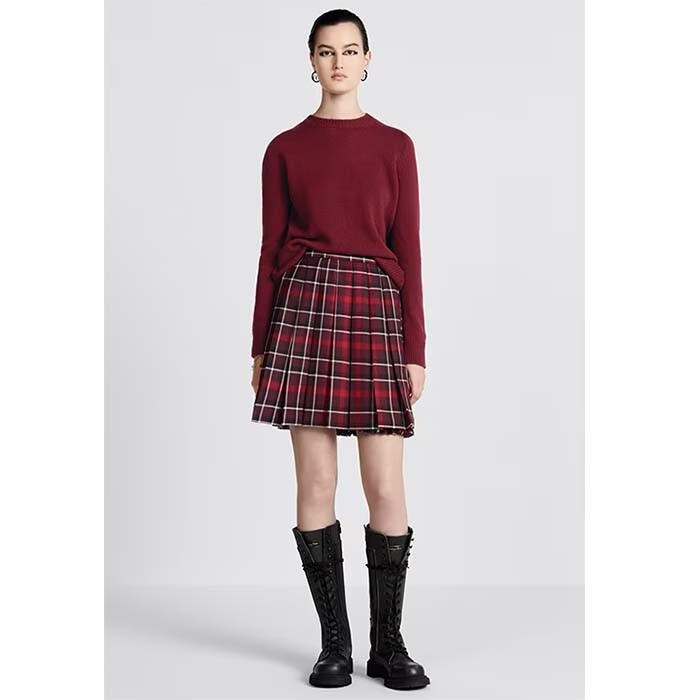 Dior Women CD Small 30 Montaigne Avenue Bag Black Box Calfskin