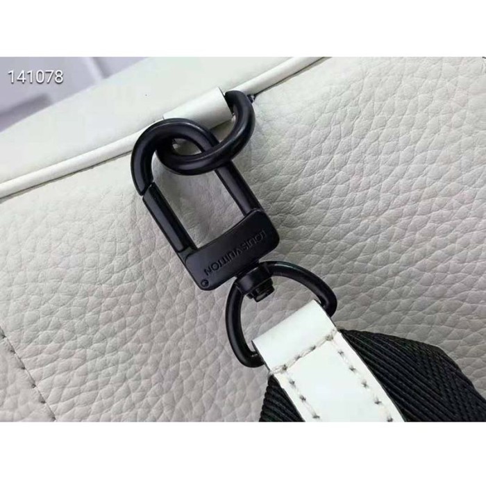 Louis Vuitton LV Unisex Christopher XS White Taurillon Leather Cowhide Leather