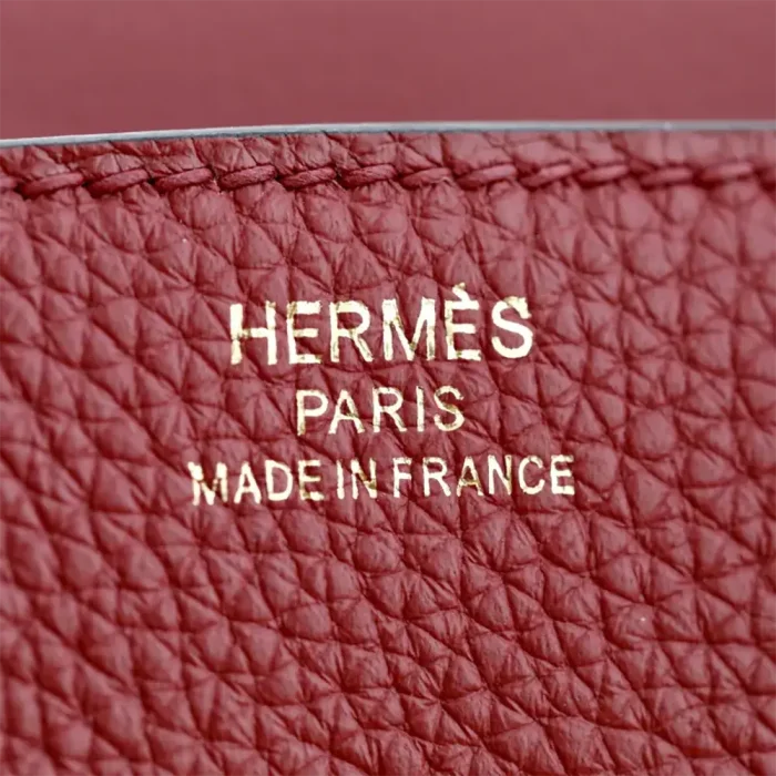 Hermes Birkin 30 Bag in Epsom Leather with Gold Hardware-Red/Gold