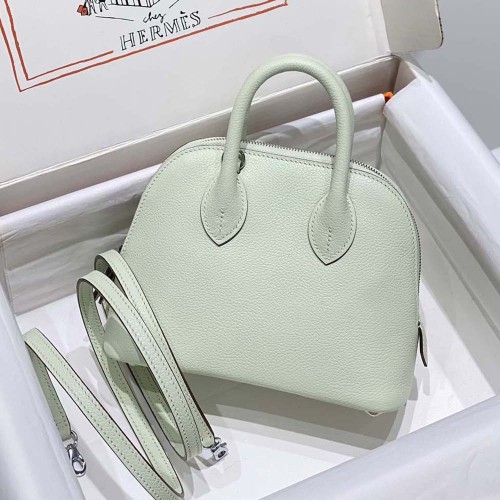 Hermes Unisex Bolide 1923 Bag in Epsom Calfskin-Lime