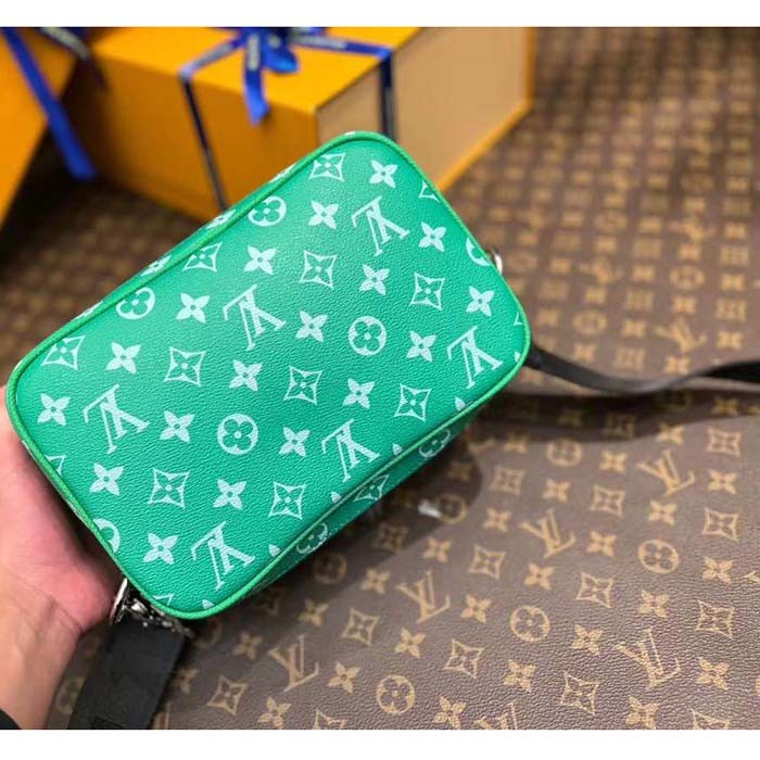 Louis Vuitton LV Unisex Alpha Messenger Cactus Green Monogram Coated Canvas M31014