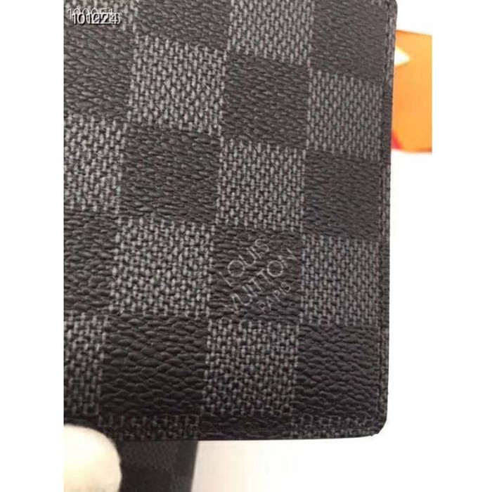 Louis Vuitton LV Unisex Multiple Wallet Damier Cobalt Canvas-Grey