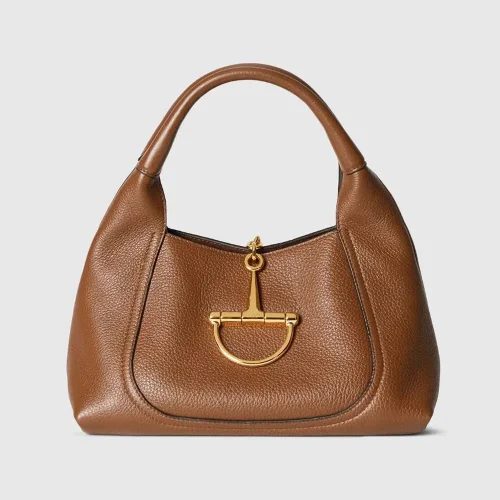 Gucci Women Softbit Medium Top Handle Bag-Brown ‎837467