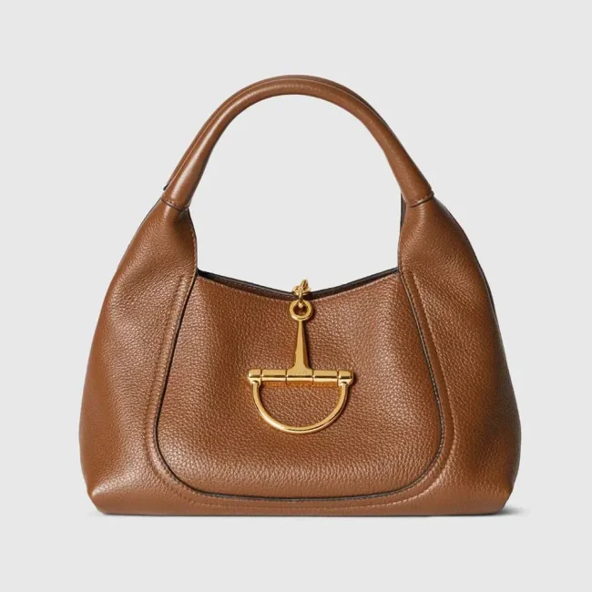 Gucci Women Softbit Medium Top Handle Bag-Brown ‎837467