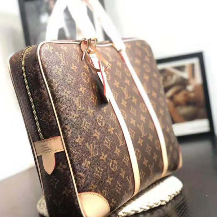 Louis Vuitton LV Men Porte-Documents Voyage in Monogram Canvas-Sandy