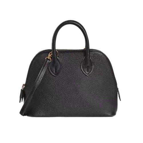 Hermes Unisex Bolide 1923 Bag in Epsom Calfskin-Black/Gold