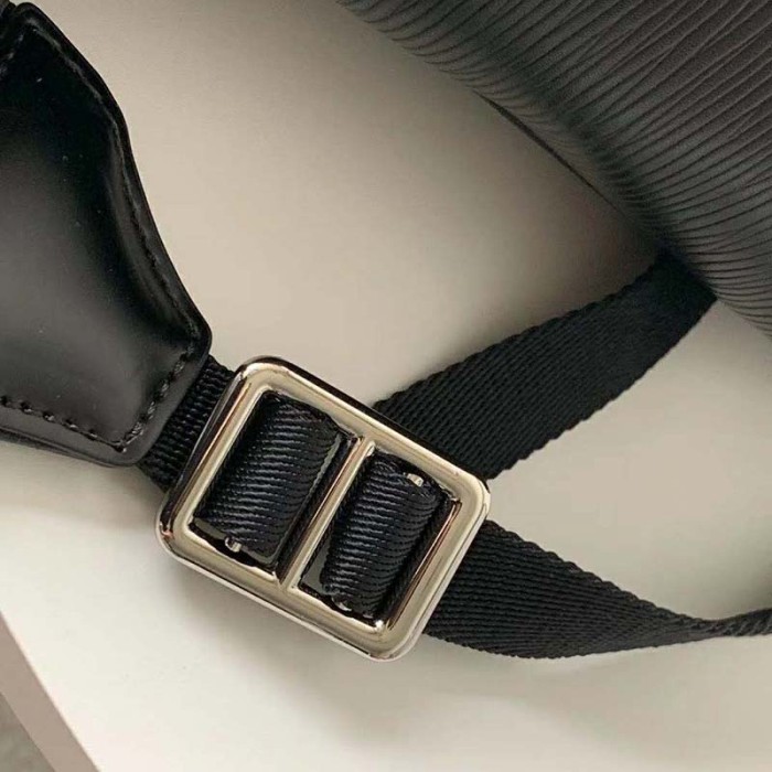 Louis Vuitton LV Unisex Christopher PM Backpack in Cowhide Leather-Black