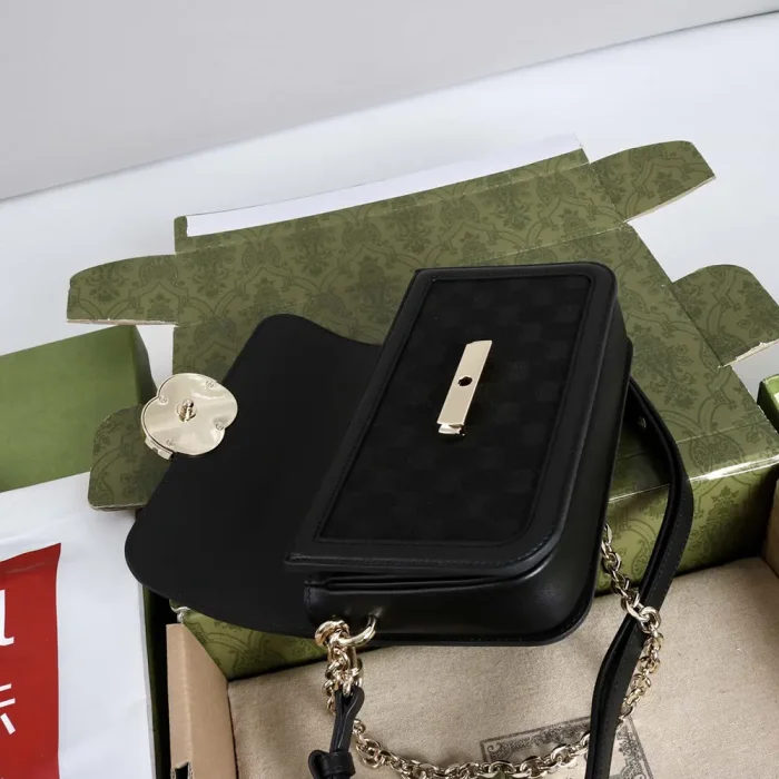 Gucci Women Go Small Shoulder Bag-Black 826761FAEKK1000