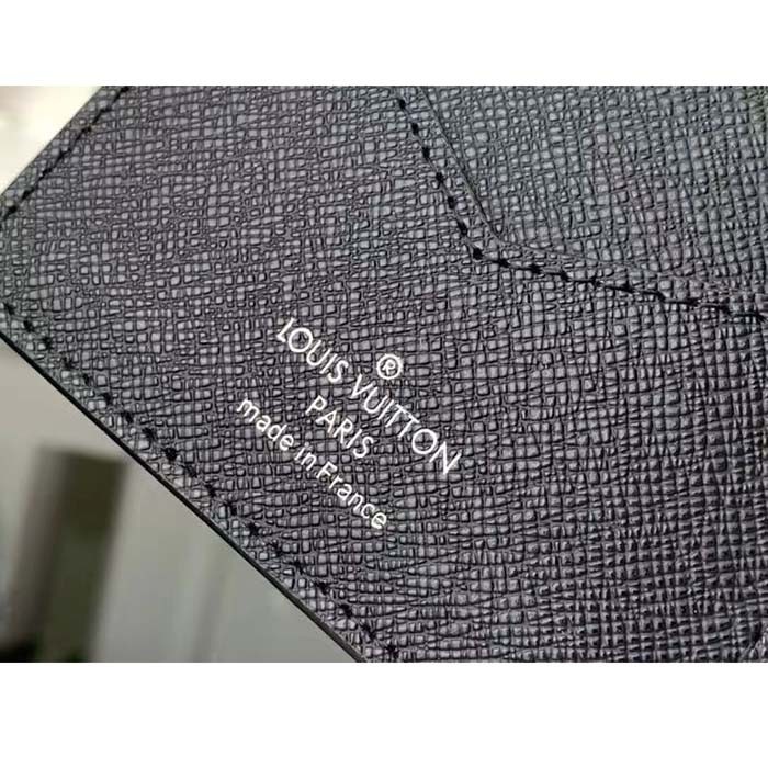 Louis Vuitton LV Unisex Passport Cover Red Sunset Monogram Eclipse Coated Canvas