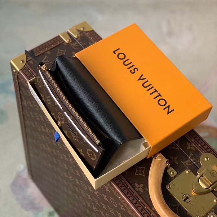 Louis Vuitton LV Unisex Emilie Wallet Brown Monogram Reverse Coated Canvas