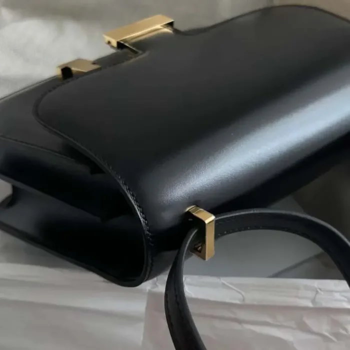 Hermes Women Constance 24 Bag Box Leather-Black/Gold