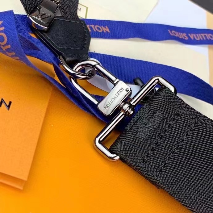 Louis Vuitton LV Unisex LV x YK Gaston Wearable Wallet Monogram Eclipse Reverse Coated Canvas