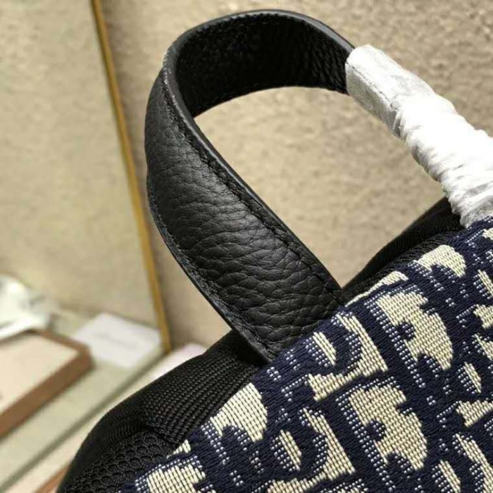 Dior Unisex Diortravel Backpack Blue Dior Oblique Jacquard ‘Christian Dior’