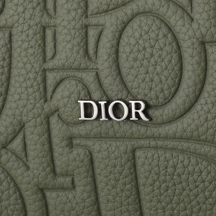 Dior Men Weekender 40 Khaki Dior Gravity Leather and Khaki Grained Calfskin