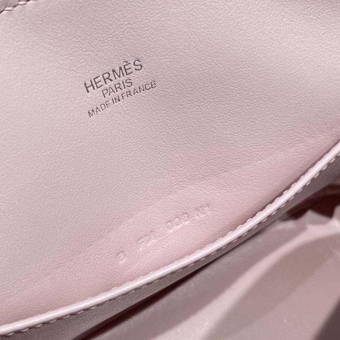 Hermes Unisex Bolide 1923 Bag in Epsom Calfskin-Pink
