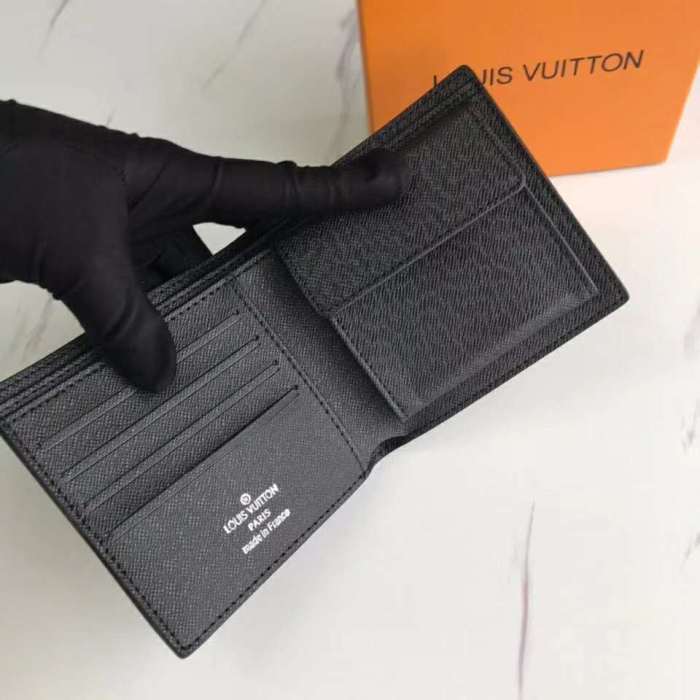 Louis Vuitton LV Unisex Marco Wallet Supple Damier Infini Leather
