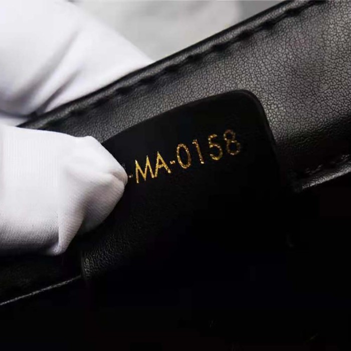 Dior Women Small Dior Book Tote Black Calfskin