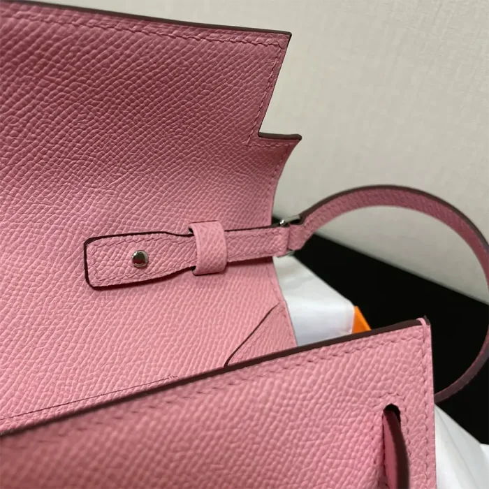 Hermes Women Kelly To Go in Epsom Leather-Pink