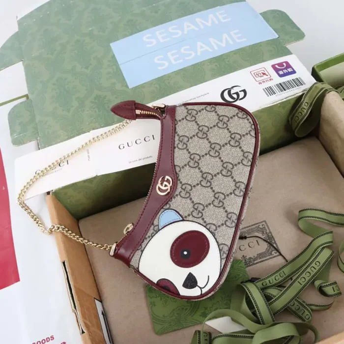 Gucci Women Ophidia Mini Bag-Dark Brown 818763FAEEO8575