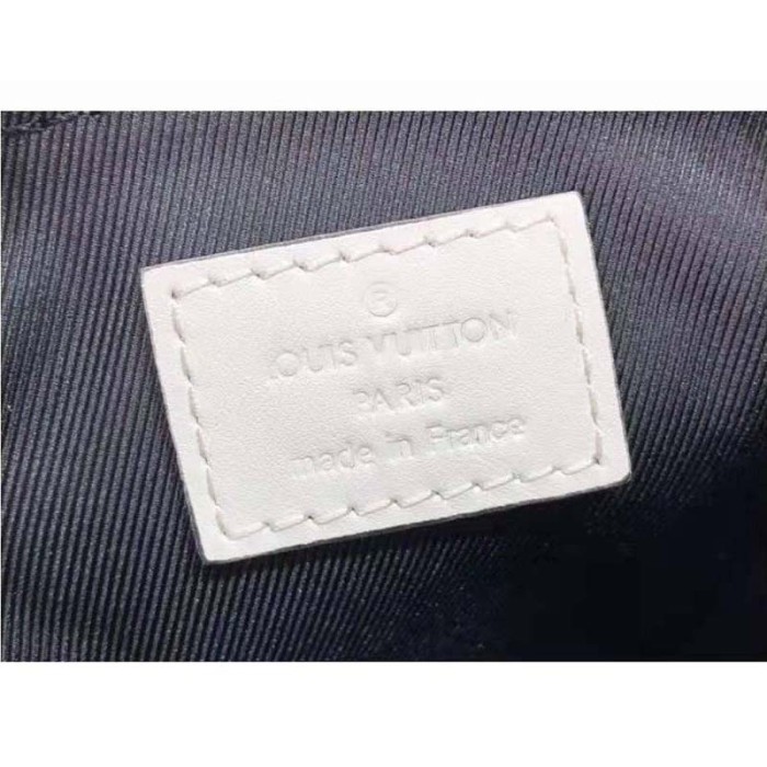 Louis Vuitton LV Unisex Christopher XS White Taurillon Leather Cowhide Leather