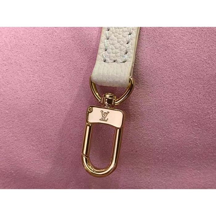 Louis Vuitton LV Unisex LV x YK Neverfull MM Quartz Embossed Grained Monogram Empreinte Cowhide Leather