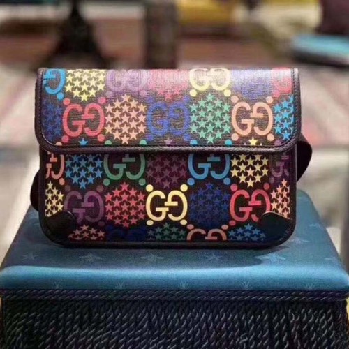Gucci GG Unisex GG Psychedelic Belt Bag Psychedelic Supreme Canvas