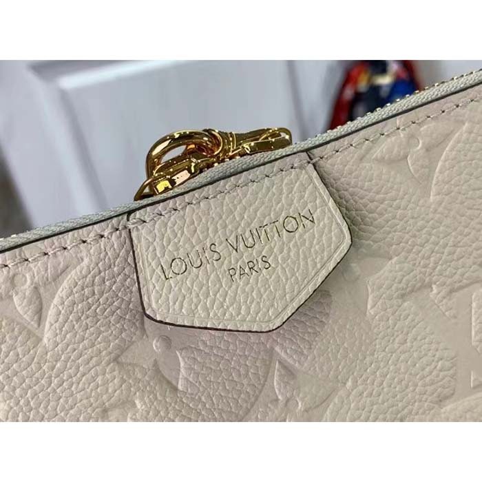 Louis Vuitton LV Unisex Sac Sport Crème Beige Embossed Supple Grained Cowhide Leather
