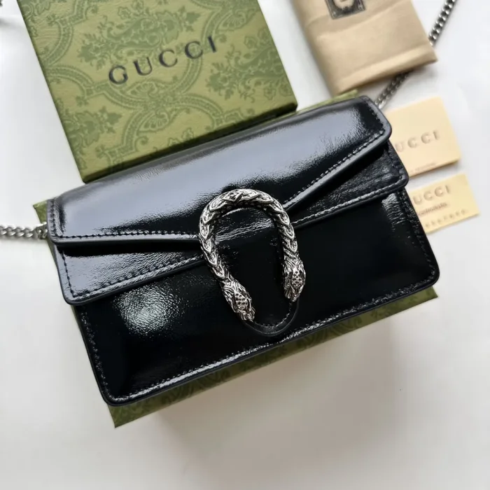 Gucci Women Dionysus Super Mini Bag Black 7953680AAA61000