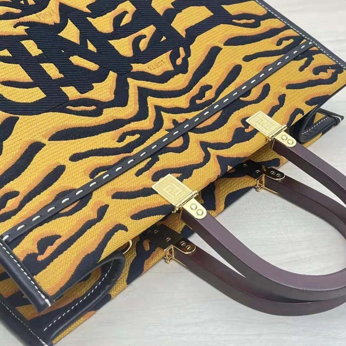 Fendi Women Sunshine Medium Shopper Bag from the Spring Festival Capsule Collection