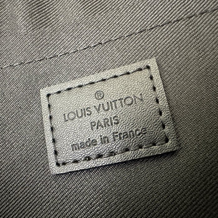 Louis Vuitton LV Unisex Pochette Jour Monogram Eclipse Coated Canvas Cowhide Leather