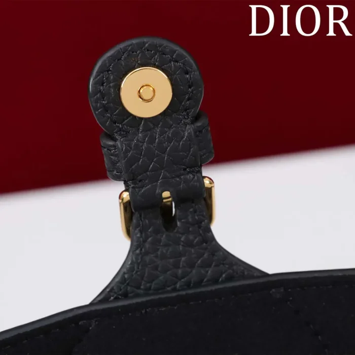 Dior Women Large Book Tote Black D-Lace Butterfly Embroidery